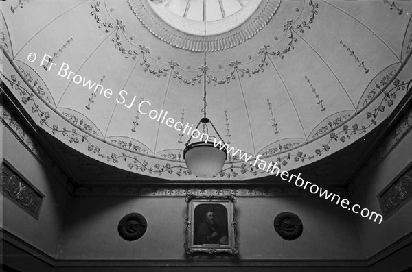 CLONGOWES WOOD COLLEGE CEILING OF ROUND ROOM